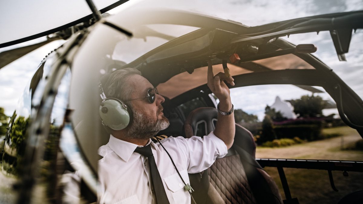 Helikopter Rundflug Pilot